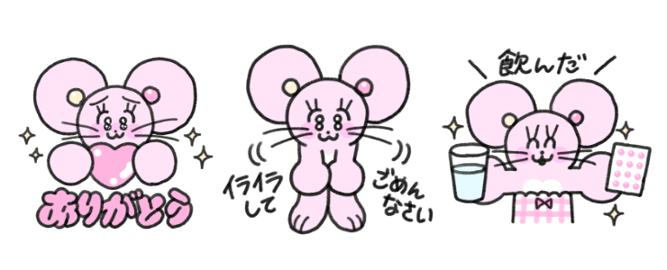 画像：LINEスタンプ