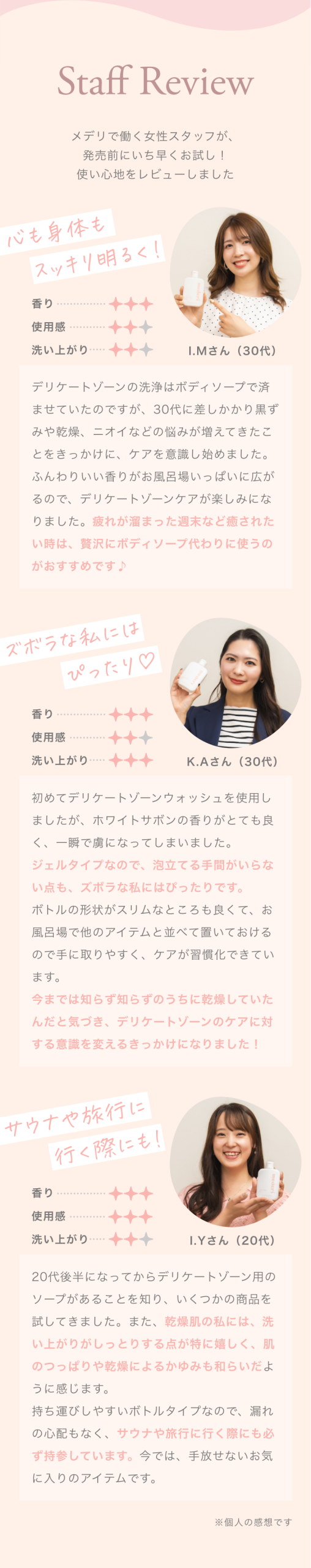 スタッフレビュー