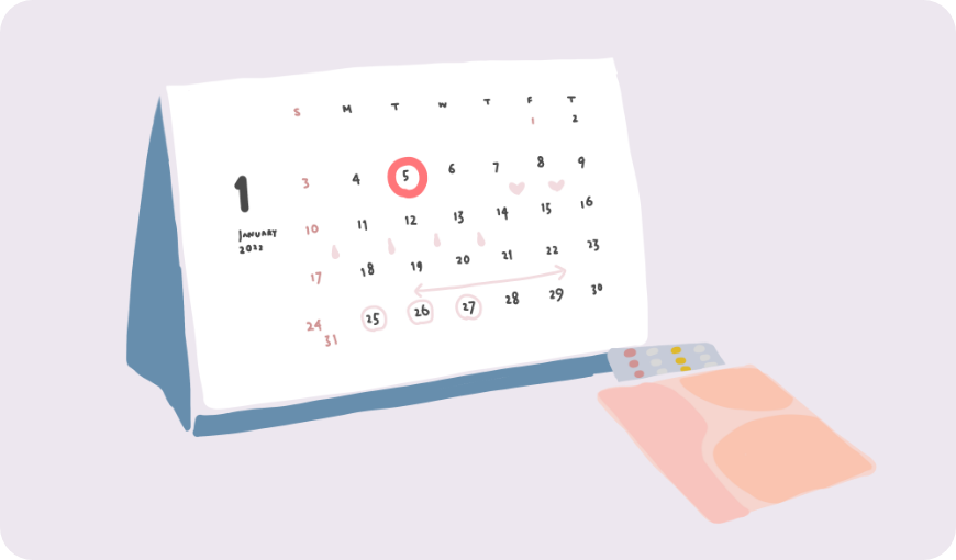 生理日をコントロールし、快適な日々を