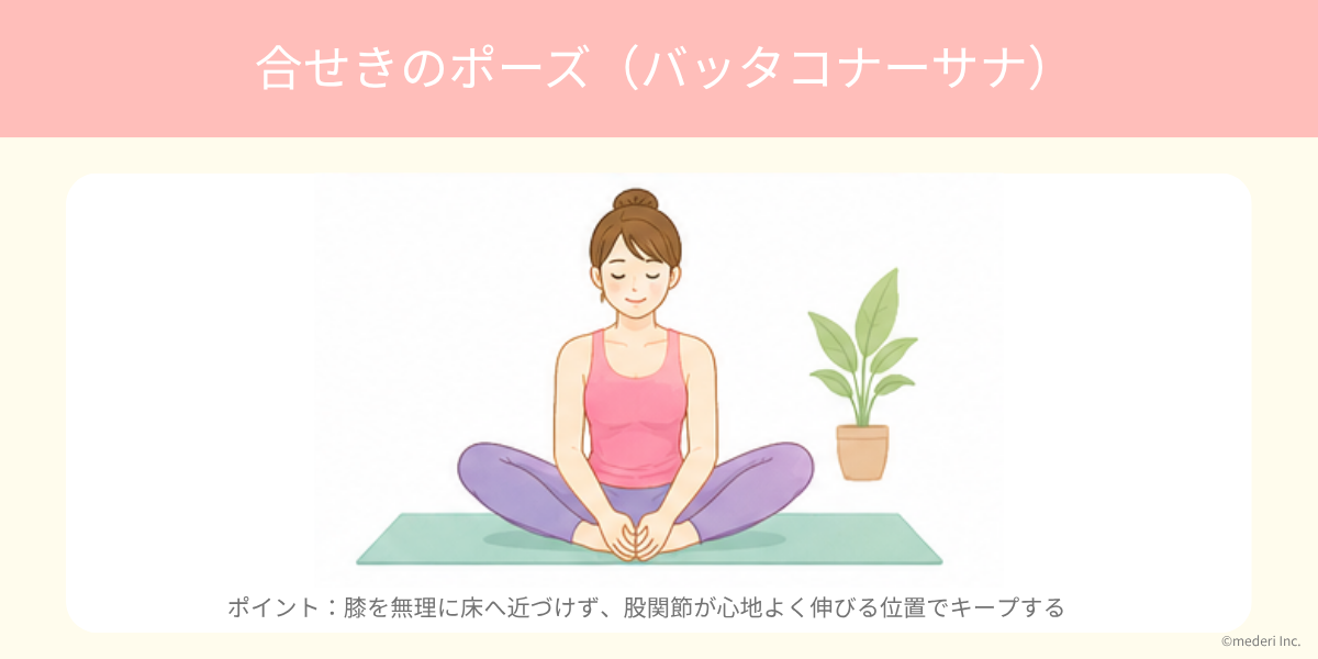 ヨガ_合いきのポーズのイメージ